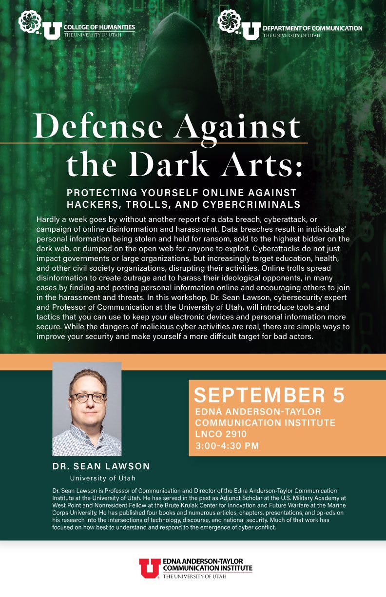 defense against the dark arts event poster