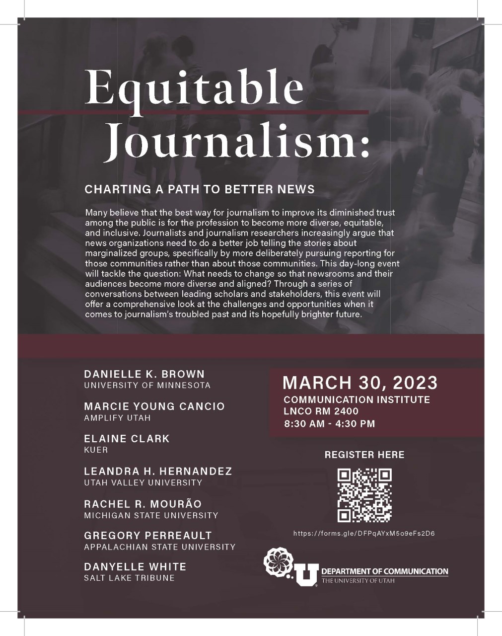 Equitable journalism flyer